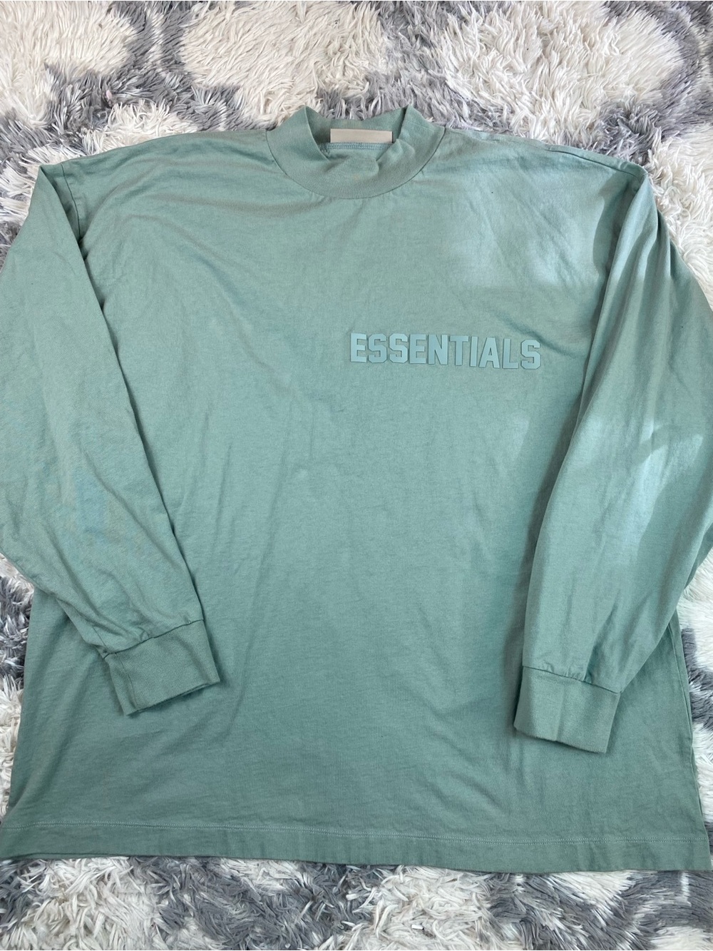 Essentials Fear Of God Sycamore Shirt Mens XL Green Casual Long Sleeve